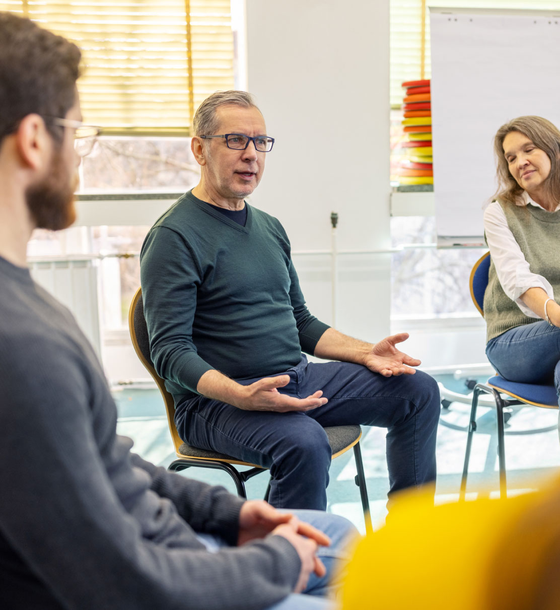 Patients and clinicians at FHE Health